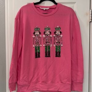 Pink Nutcracker Sweater